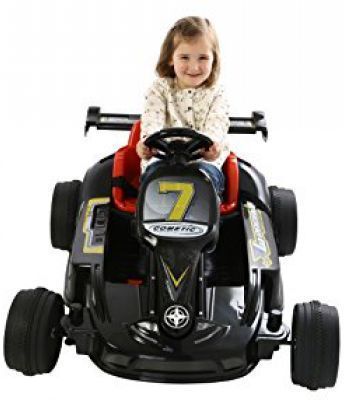 Kids 6V Go Kart Style Ride On Car Black