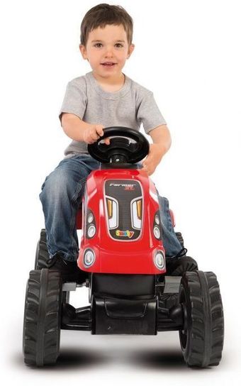 Simba-Smoby Farmer XL Tractor with Trailer (Red)