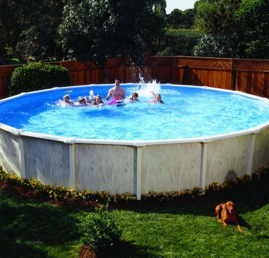 Regent Round Steel Pool 15ft With Standard Kit by Doughboy