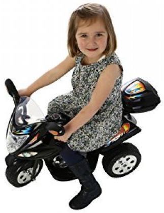 Childrens Trike 6v Ride On Toy - BLACK