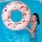 42" Beach Camo Swim Ring Pool Inflatable