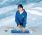 Aluminium Folding Blue Sledge Toboggan