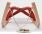 Lillehammer Maxi Folding Wooden Sledge- Pack Of 4