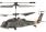Radio Controlled Syma S102G 3 Channel Black Hawk Helicopter With Gyro