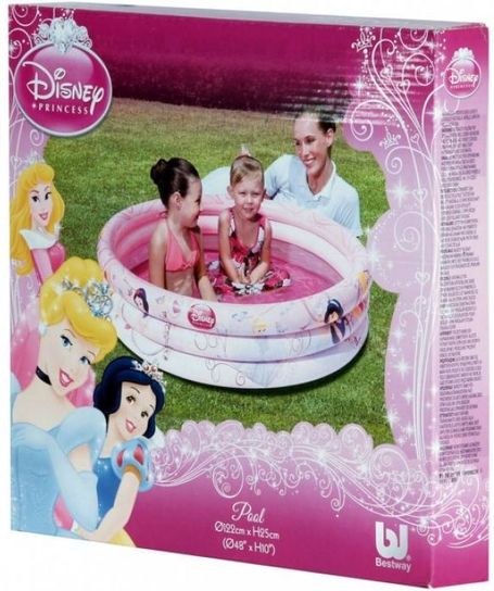 Disney Princess 3 Ring Paddling Pool - 91047
