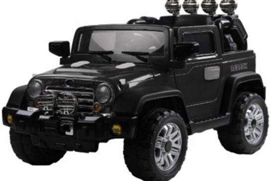 Jeep Wrangler Twin 6v Ride On Car - Black 