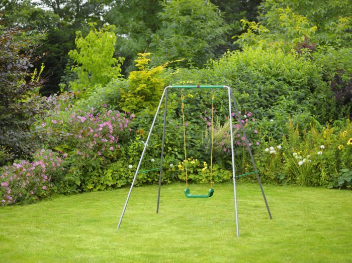 Wooden Single Swing Play Structures