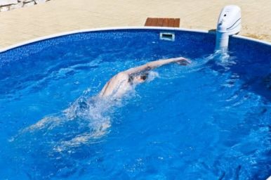 pool with current to swim against