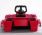 Snow Double Racer Red Sledge Toboggan