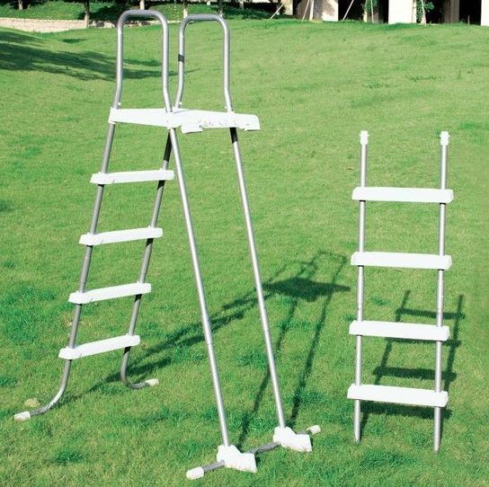 48-52" Deluxe Pool Ladder With Removable Steps