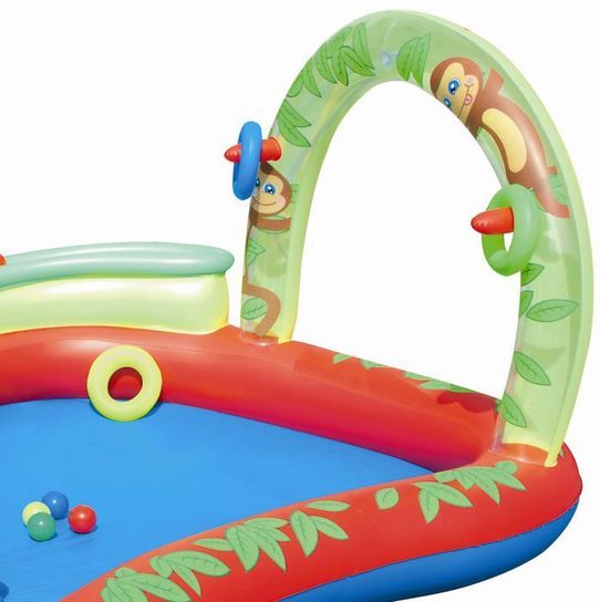 Interactive Play Pool - 53051 - 9ft 2in x 5ft 8in x 40in