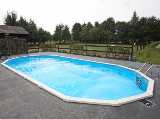 Premier Oval Steel Pool With Standard Kit - 24ft x 12ft by Doughboy