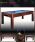BCE 6ft Dark Wood Pool Table