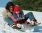 Snow Carver Red Sledge Toboggan