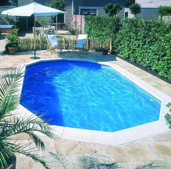Premier Oval Steel Pool With Standard Kit - 24ft x 12ft by Doughboy