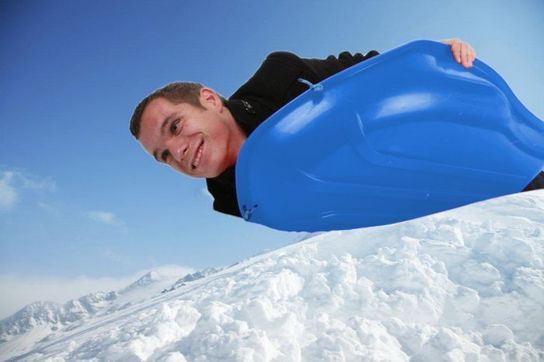 Stingray Blue Sledge Toboggan
