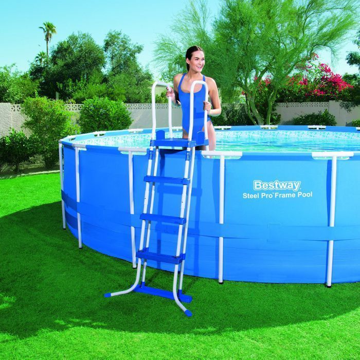Bestway Steel Pro Metal Frame Round Pool Package 15ft x 48" 56438