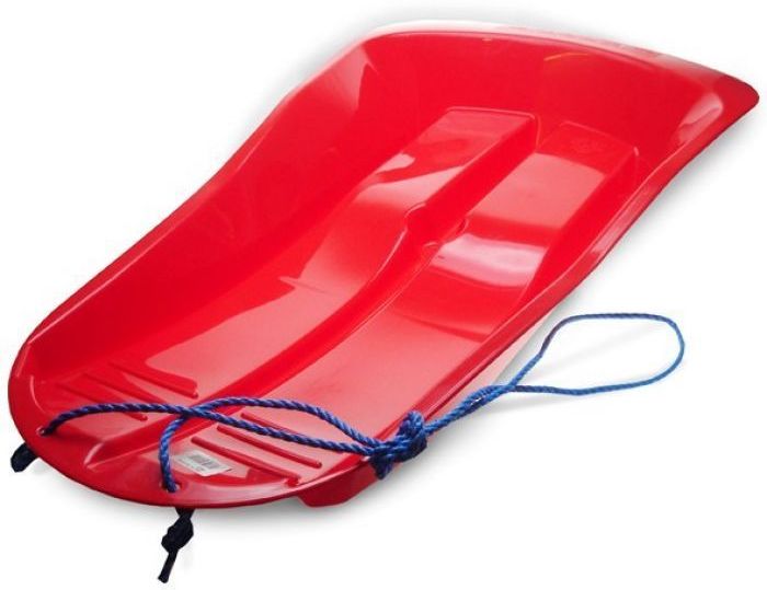 Snow Wing Red Sledge Toboggan Plastic Sledges