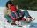 Snow Carver Red Sledge Toboggan