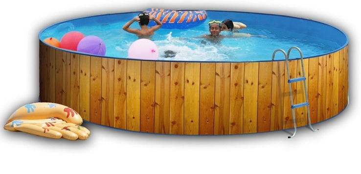 Wood effect pool 3.5m