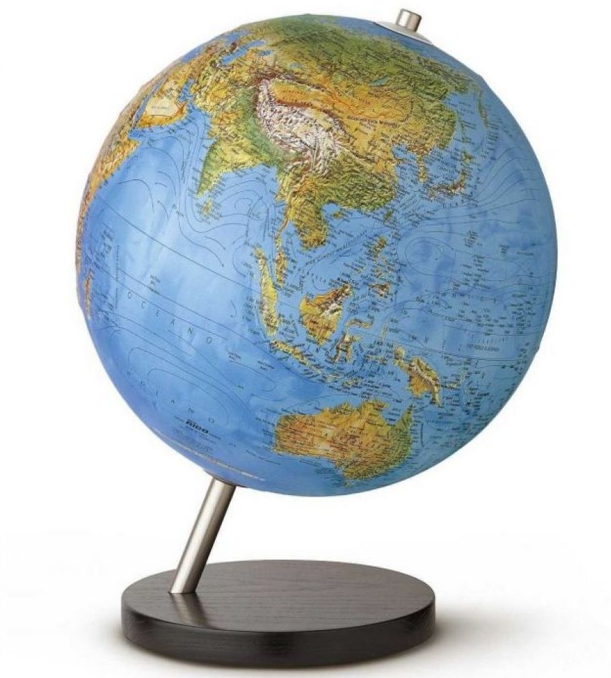 Linea Relief Illuminated Globe 30cm Globes & Maps