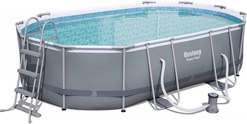 Bestway Power Steel Pool 16ft x 10ft x 42in - 56448 - Rectangular Pools