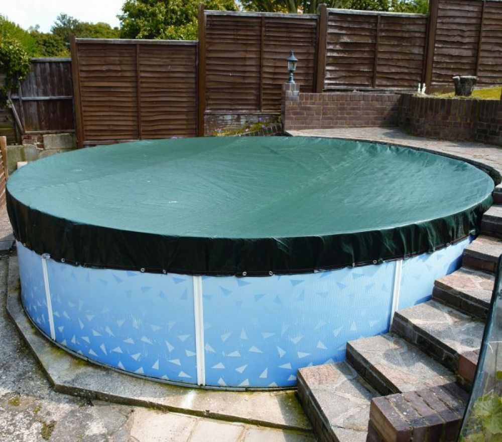 Deluxe Winter Debris Cover For Splasher & Steel Pools 12ft Round Pool Covers Winter