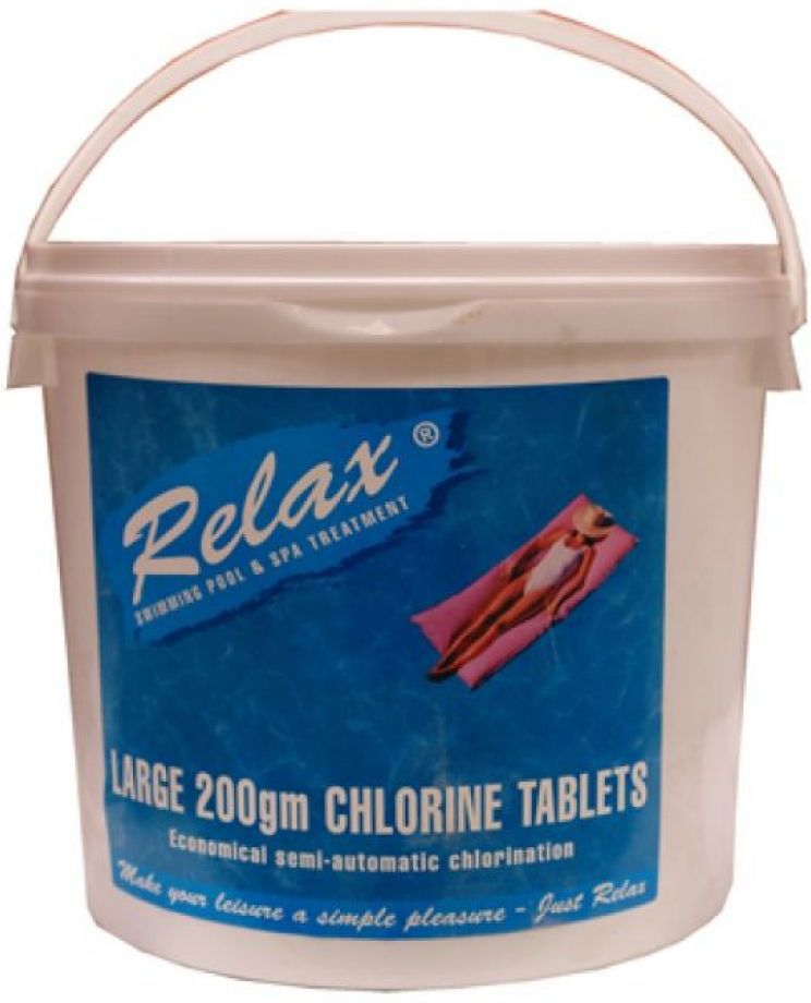 200G Wrapped Chlorine Tablets 5Kg Chemicals For Spas, Above & In