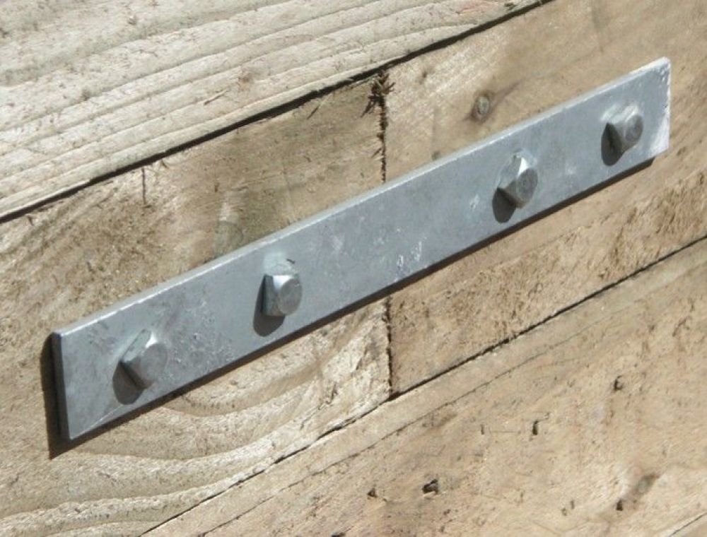 Straight Landscape Connectors Pack Of 10 Fencing Anchors and Fixings