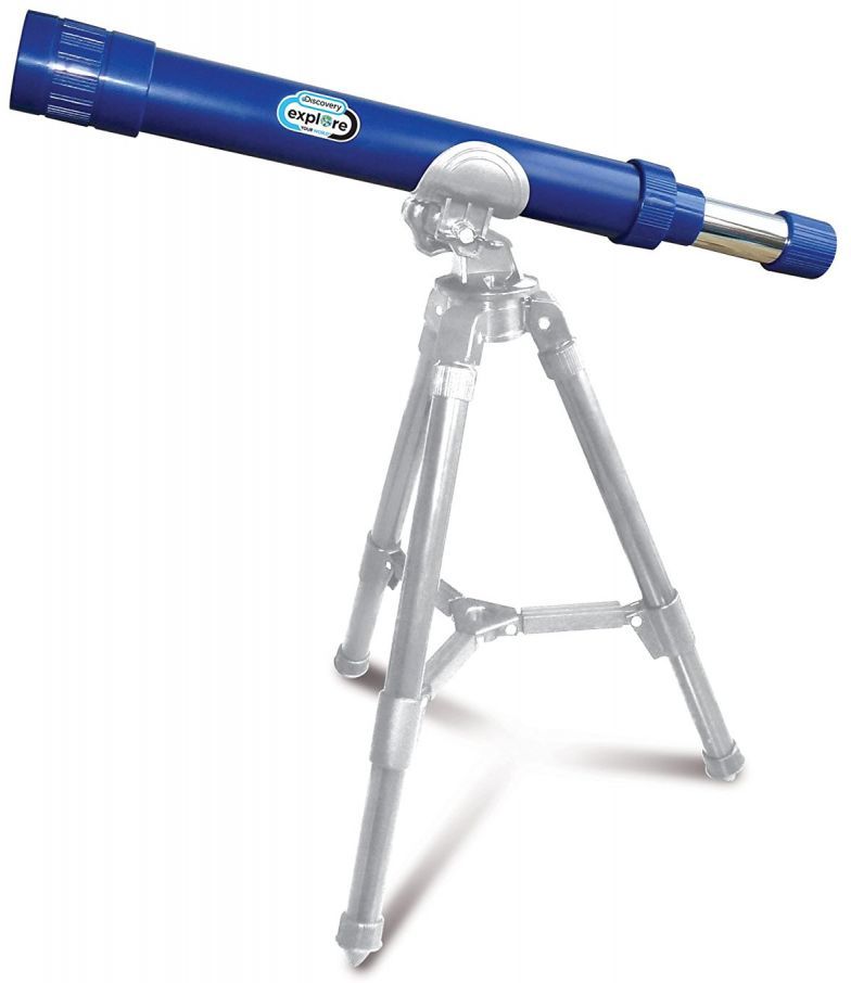 Discovery 30 mm Explorer Telescope with Tripod - Science Toys Discovery Mindblown Toy Telescope With Tripod