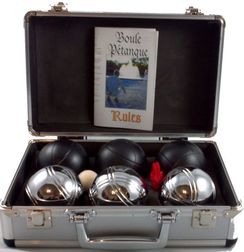 Bex Petanque Alsace Garden Game - Black