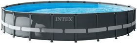 Intex Ultra XTR Frame Round Metal Pool 20ft x 48in With Sand Filter Pump- 26334NP  