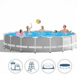 Intex Prism Metal Frame Round Pool 20ft x 52in - 26756NP   