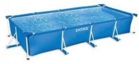 Intex Rectangular Metal Frame Pool No Pump 177 1/4