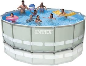 Ultra Metal Frame Round Metal Pool - 28322 - 16ft x 48in by Intex