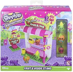 Shopkins Kinstructions Shopping Pack Fruit and Veg Stand Building Set