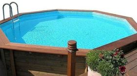 Octagonal Wooden Pool 3.55m by Doughboy