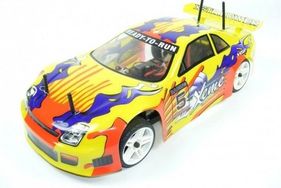 Radio Controlled HSP Electric 1:10 Honda Prelude Touring Car - Yellow