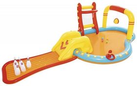 Inflatable Kids Water Play Center - Lil' Champ Paddling Pool with Multiple Activities by Bestway