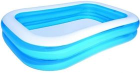 Blue Rectangular Family Paddling Pool 103