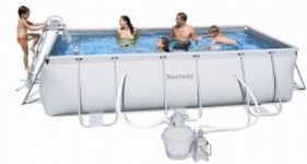 Bestway Steel Pro Rectangle Frame Pool With Pump 159