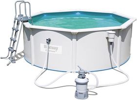 Hydrium Poseidon Steel Pool Package - 56574 - 12ft x 48in by Bestway