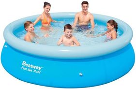 Fast Set Round Inflatable Pool - 57266 - 10ft x 30in (No Pump) by Bestway