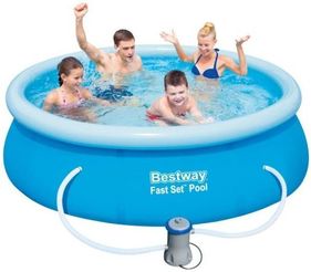 Bestway Fast Set Round Inflatable Pool 8ft x 26