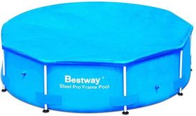 10ft Steel Pro Frame Winter Debris Pool Cover by Bestway- Damaged Box