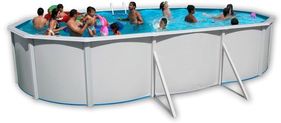 White Coral Magnum Oval Steel Pool - 6.4m x 3.66m x 1.32m