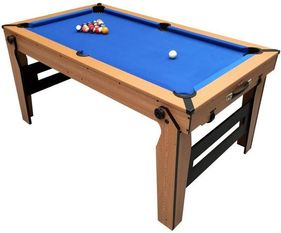 5ft Rolling Lay Flat Pool Table by BCE