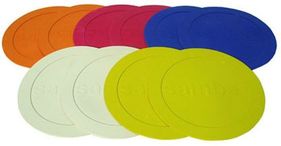 Flat Disc Markers Set of 10 - WHITE