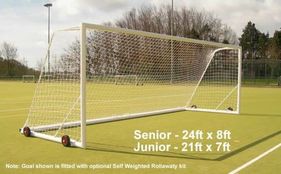 21ft x 7ft Junior Aluminium Freestanding Football Goal
