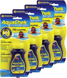 Chlorine Test Strips by Aquachek- Pack Of 4